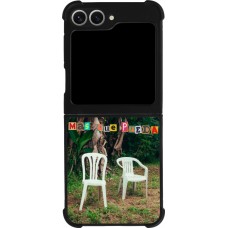 Samsung Galaxy Z Flip6 Case Hülle - Silikon schwarz Chairs DTMF