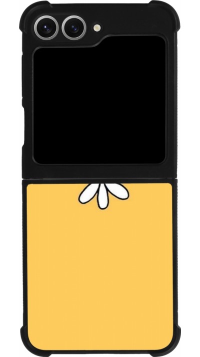 Samsung Galaxy Z Flip6 Case Hülle - Silikon schwarz Easter 2023 daisy