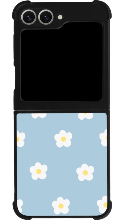 Samsung Galaxy Z Flip6 Case Hülle - Silikon schwarz Easter 2024 daisy flower