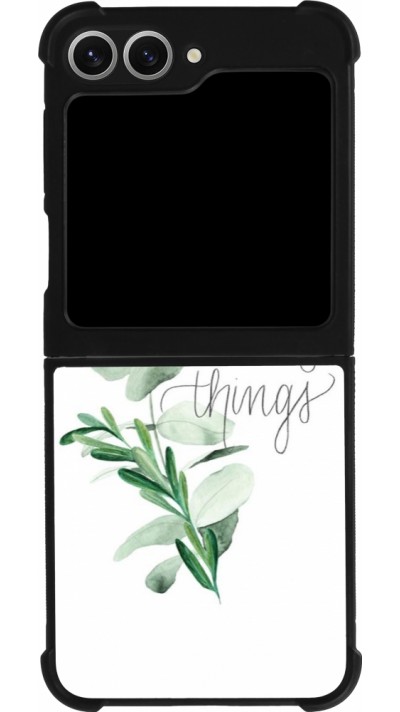 Samsung Galaxy Z Flip6 Case Hülle - Silikon schwarz Enjoy the little things