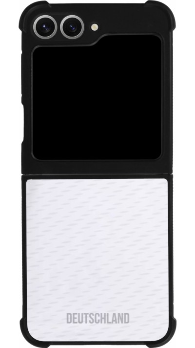 Samsung Galaxy Z Flip6 Case Hülle - Silikon schwarz Deutschland 2022 personalisierbares Fußballtrikot