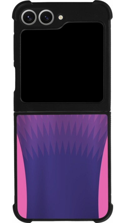 Samsung Galaxy Z Flip6 Case Hülle - Silikon schwarz Deutschland Away personalisierbares Fussballtrikot