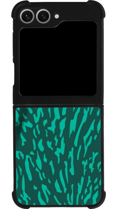 Samsung Galaxy Z Flip6 Case Hülle - Silikon schwarz Saudi-Arabien 2022 personalisierbares Fussballtrikot