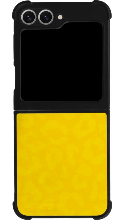 Samsung Galaxy Z Flip6 Case Hülle - Silikon schwarz Brasilien 2022 personalisierbares Fußballtrikot