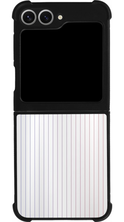 Coque Samsung Galaxy Z Flip6 - Silicone rigide noir Maillot de football France Extérieur personnalisable