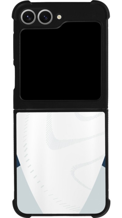 Samsung Galaxy Z Flip6 Case Hülle - Silikon schwarz Schweiz Away personalisierbares Fussballtrikot
