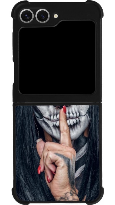 Samsung Galaxy Z Flip6 Case Hülle - Silikon schwarz Halloween 18 19
