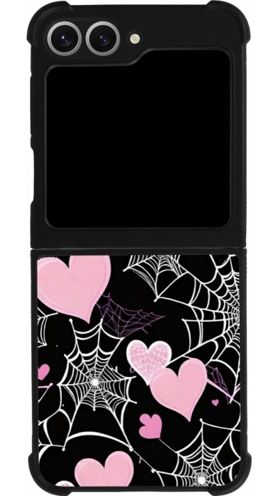 Samsung Galaxy Z Flip6 Case Hülle - Silikon schwarz Halloween 2024 girly