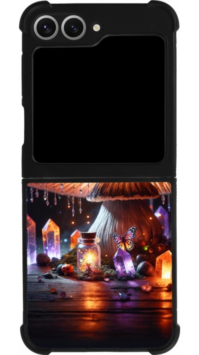 Samsung Galaxy Z Flip6 Case Hülle - Silikon schwarz Halloween Zaubertrank Magie
