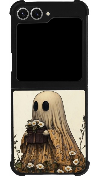 Samsung Galaxy Z Flip6 Case Hülle - Silikon schwarz Halloween 2025 Ghost gardener