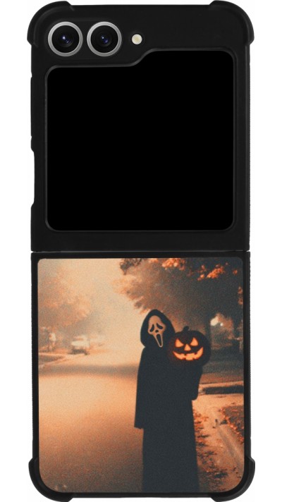 Samsung Galaxy Z Flip6 Case Hülle - Silikon schwarz Halloween 2025 Scream