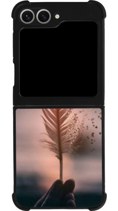 Samsung Galaxy Z Flip6 Case Hülle - Silikon schwarz Hello September 11 19