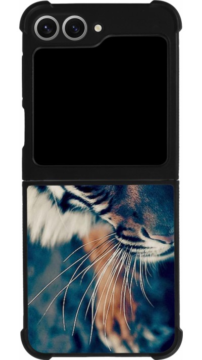 Samsung Galaxy Z Flip6 Case Hülle - Silikon schwarz Incredible Lion