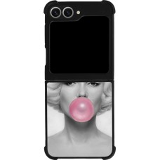 Samsung Galaxy Z Flip6 Case Hülle - Silikon schwarz Marilyn Bubble