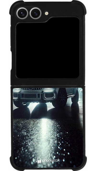 Samsung Galaxy Z Flip6 Case Hülle - Silikon schwarz Mercedes G AMG Nacht