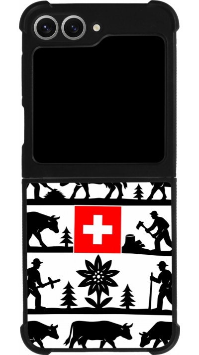 Samsung Galaxy Z Flip6 Case Hülle - Silikon schwarz Poya Schweiz 1
