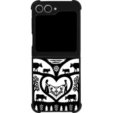 Samsung Galaxy Z Flip6 Case Hülle - Silikon schwarz Poya Schweiz 2