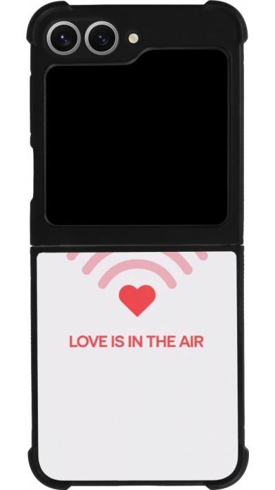 Samsung Galaxy Z Flip6 Case Hülle - Silikon schwarz Saint Valentines Day 26 Love is in the air