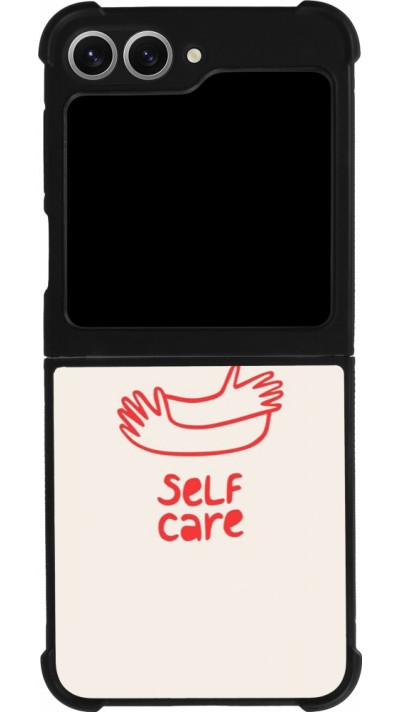 Coque Samsung Galaxy Z Flip6 - Silicone rigide noir Saint Valentines Day 26 Self love self care