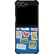 Samsung Galaxy Z Flip6 Case Hülle - Silikon schwarz Seals of the Dominican Republic DTMF