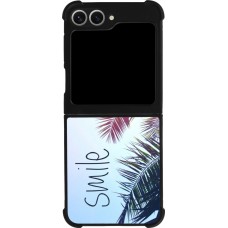 Samsung Galaxy Z Flip6 Case Hülle - Silikon schwarz Smile 05