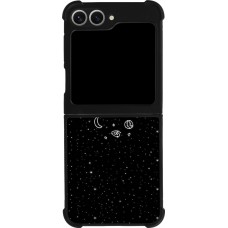 Samsung Galaxy Z Flip6 Case Hülle - Silikon schwarz Space Doodle