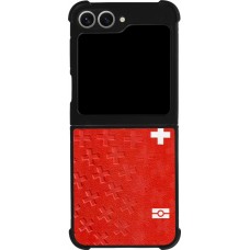 Samsung Galaxy Z Flip6 Case Hülle - Silikon schwarz Swiss Passport