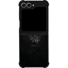 Samsung Galaxy Z Flip6 Case Hülle - Silikon schwarz Valentine 2023 hands forever