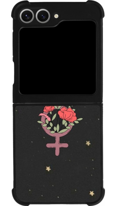 Coque Samsung Galaxy Z Flip6 - Silicone rigide noir Womens day 2026 1