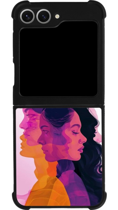 Coque Samsung Galaxy Z Flip6 - Silicone rigide noir Womens day 2026 10