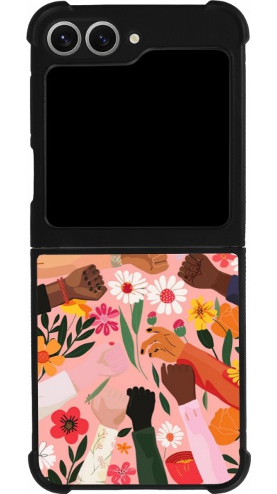 Coque Samsung Galaxy Z Flip6 - Silicone rigide noir Womens day 2026 8