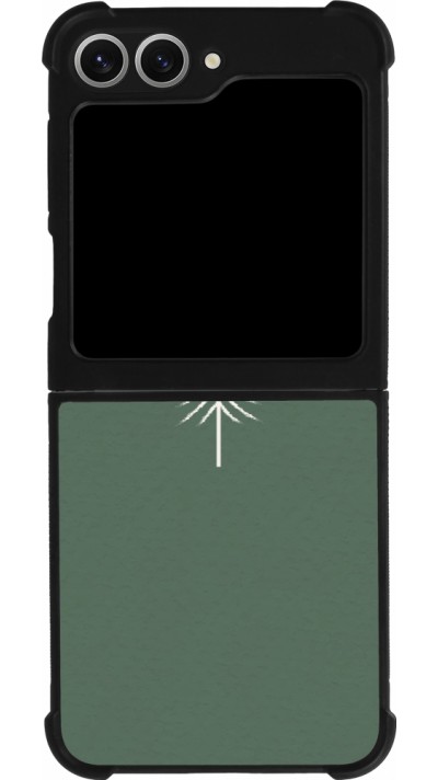 Samsung Galaxy Z Flip6 Case Hülle - Silikon schwarz Christmas 22 minimalist tree