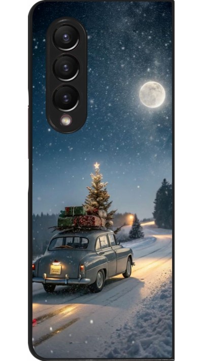 Samsung Galaxy Z Fold3 5G Case Hülle - Christmas 25 Car with Tree Xmas