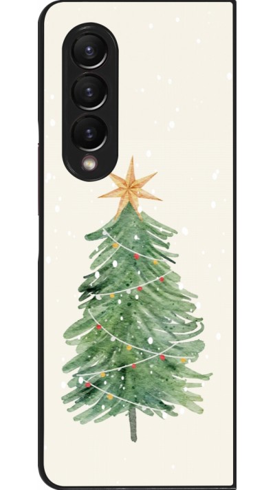 Samsung Galaxy Z Fold3 5G Case Hülle - Christmas 25 Sketch Tree