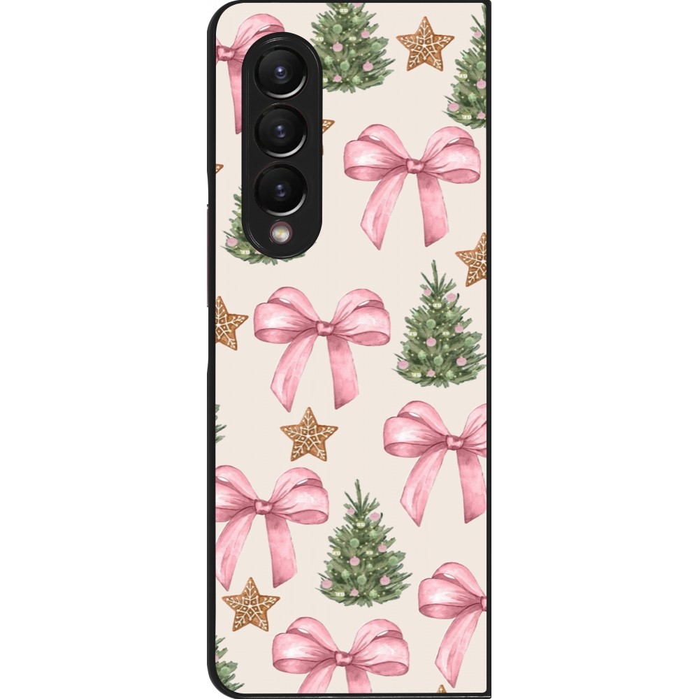 Samsung Galaxy Z Fold3 5G Case Hülle - Christmas 25 Vintage Ribbons