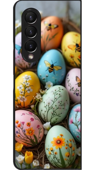 Samsung Galaxy Z Fold3 5G Case Hülle - Easter 2026 Eggs with bees
