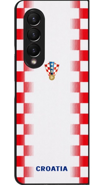 Samsung Galaxy Z Fold3 5G Case Hülle - Kroatien 2026 personalisierbares Fussballtrikot