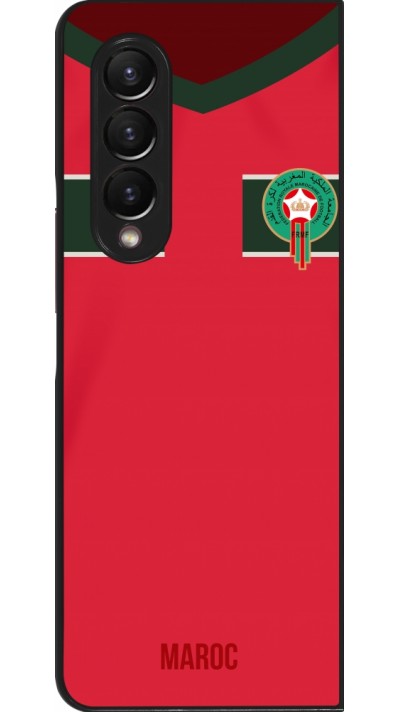 Samsung Galaxy Z Fold3 5G Case Hülle - Marokko 2022 personalisierbares Fussballtrikot