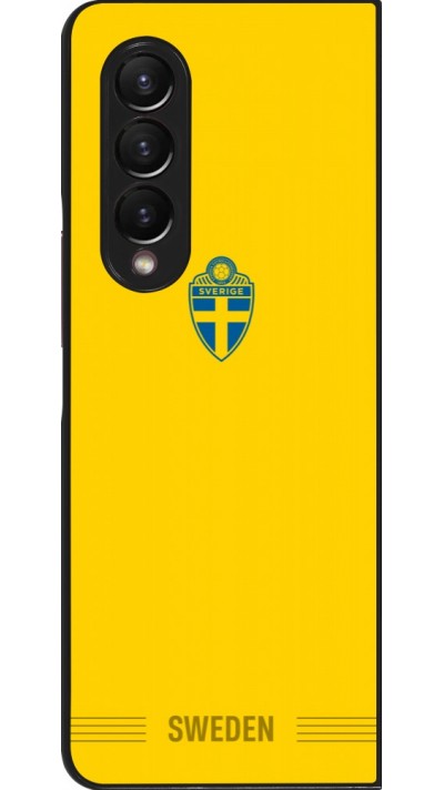 Samsung Galaxy Z Fold3 5G Case Hülle - Schweden 2026 personalisierbares Fussballtrikot