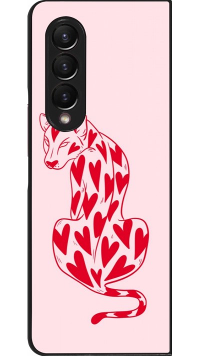Samsung Galaxy Z Fold3 5G Case Hülle - Leopard with hearts 2026