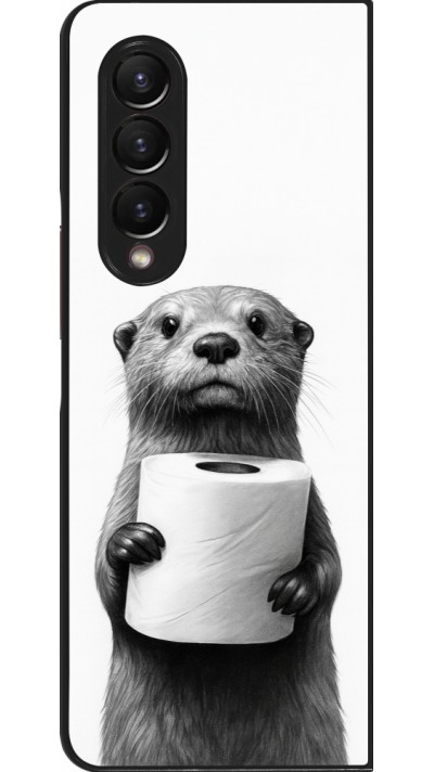 Samsung Galaxy Z Fold3 5G Case Hülle - Otter Toilettenpapier