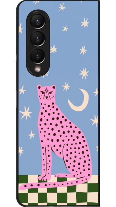 Samsung Galaxy Z Fold3 5G Case Hülle - Pink leopard with stars 2026