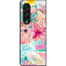 Samsung Galaxy Z Fold3 5G Case Hülle - Preppy Collage Aloha