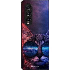 Samsung Galaxy Z Fold3 5G Case Hülle - Red Blue Cat Glasses