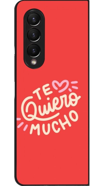 Samsung Galaxy Z Fold3 5G Case Hülle - Saint Valentines Day 26 Te quiero mucho