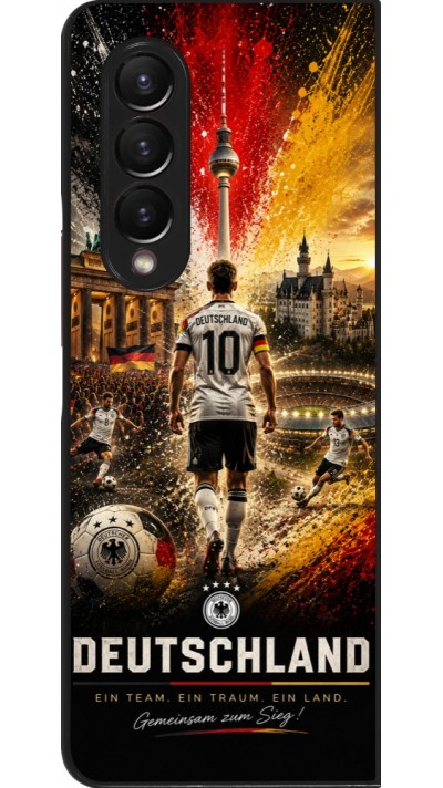 Coque Samsung Galaxy Z Fold3 5G - Football Allemagne splash 2026