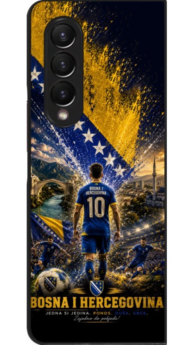 Coque Samsung Galaxy Z Fold3 5G - Football Bosnie-Herzégovine splash 2026
