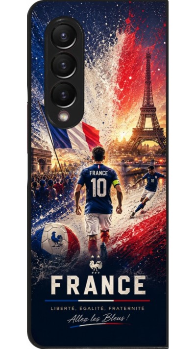 Coque Samsung Galaxy Z Fold3 5G - Football France splash 2026