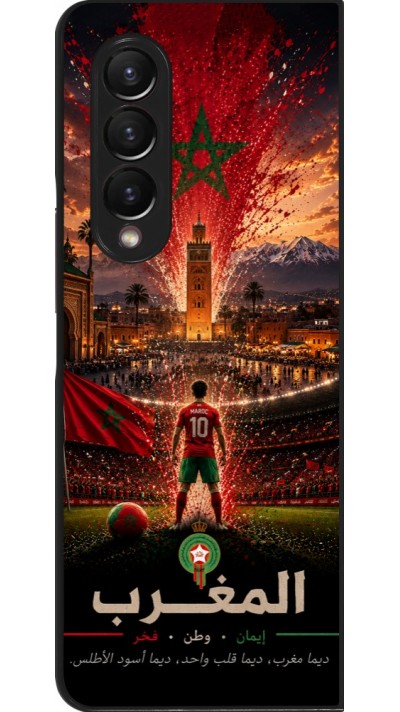 Coque Samsung Galaxy Z Fold3 5G - Football Maroc splash 2026