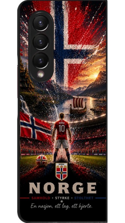 Coque Samsung Galaxy Z Fold3 5G - Football Norvège splash 2026
